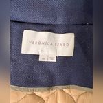 Veronica Beard RARE  Halbert Zip Up Wool Blend Quilted Coat Navy Size XS Photo 4