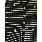 Commense Striped Metal Button Sleeveless Maxi Sweater Dress M NWT Size M Photo 4