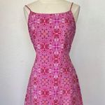 Vintage 90s Pink Mandala Print Sleeveless Dress Size 8 Photo 0