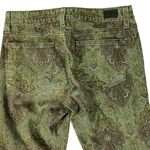 Paige Denim Verdugo Skinny Jeans Leggings in Estate Green Paisley 27 Bohemian Photo 13