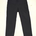 Athleta Black Cropped Workout Leggings Sporty Pants Photo 0
