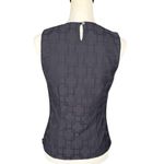 J. McLaughlin  Blouse Women’s XS Black Catalina Knit Sleeveless Tania Shell Photo 3