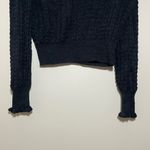 Free People  Crazy in Love Ruffle Off the Shoulder Sweater Photo 3