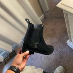 Time And Tru Black glossy rain boots Photo 3