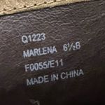 Coach  Marlena Olive Tan Genuine Leather Buckle Side Riding Tall Boots Size 6.5 Photo 10