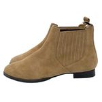Jack Rogers  Pippa Suede Chelsea Boot Oak Leather Pull-On Bootie Women’s Size 9 Photo 4