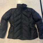 Alfani Women's Quilted Black Puffer Coat Photo 0