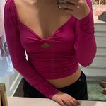 Urban Outfitters  Pink Long Sleeve Top Photo 0