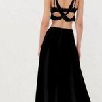For Love & Lemons Black Yuri Cutout Midi Cocktail Dress Size Medium Photo 1