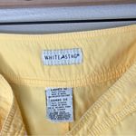 White Stag VINTAGE Cargo Shorts Size 10 29" Yellow 100% Cotton Rope Tie Coastal Photo 4