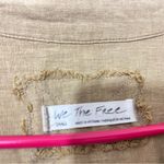 We The Free Khaki Play It Cool Sleeveless Linen Top Women's Size S Photo 2