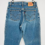 Levi's Vintage Levi’s 550 Classic Relaxed Fit Tapered Leg Denim Jeans Medium Wash 12S Photo 6