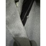 VTG John Weitz Womens Double Breasted Military Pure WoolTrench Coat Size 6 Green Photo 5