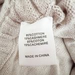 Brochu Walker Jacona Pullover Cotton Cashmere Crew Neck Cinched Sweater Pink XS Photo 2