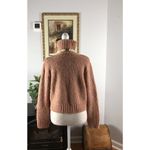Sincerely Jules  Half Zip Cropped Pullover Pink Size Small Long Sleeve High Neck Photo 5