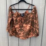 Blue Life  Tie‎ Dye Cold Shoulder Top Photo 8