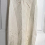 Vintage Acetate White Satin Cami Camisole Tank Midi Slip Dress Sz 8 Size M Photo 0