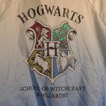 Harry Potter  Womens Hogwarts Windbreaker Jacket Blue White Ombre Hooded Wizard S Photo 5