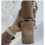 Kensie Shoes Womens Size 8.5 Suede Block Heel Sandals Strappy Lace Up Gladiator Photo 9