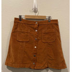 Urban Outfitters  Corduroy Velvet Mini Skirt Photo 1