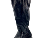 Vagabond  Brooke Black Leather Block Heel Square Toe Platform Knee High Boots 9 Photo 0