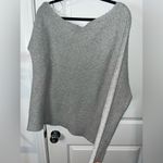 Treasure & Bond  Long Sleeve Ribbed One-Shoulder Pullover Sweater Gray Size Large Photo 9