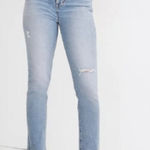 Madewell The Curvy Perfect Vintage Crop Distressed Jean Coffey Wash Size 28 Photo 0