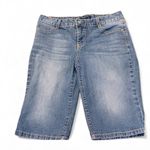 Bandolino  Blue Denim Shorts Riley style size 6 petite Photo 0