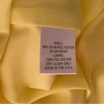 Nora Gardner Yellow Sheath Dress Size 8 Cap Sleeve Made in NYC Career Photo 6