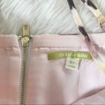 Gianni Bini Floral Chiffon Spaghetti Strap Crop Top Tank Tie Front Cream XS Photo 5