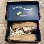 Farm Rio  Paradise Bead Embellished Espadrille Platform Shoes Size 11 NWT+DustBag Photo 12