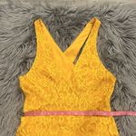 NBD NWT x Naven ‘Bryn’ lace high low midi dress sleeveless marigold S Photo 8