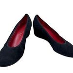 Sesto Meucci Womens Black Suede Slip Loafers Size 8.5M SKU 7153 Photo 0