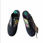 Toms NWT Cordones Indio Mules Black Multi Photo 3