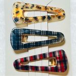 BP . 3pcs Acrylic Resin Barrette Hair Clip - New Photo 1
