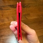 YSL Vintage  Red Leather Cigarette Holder Photo 4