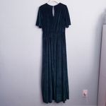 Baltic Born  Vivian Emerald Velvet Maxi Dress Photo 5