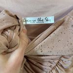 Lucy in the Sky Los Angeles Strapless Mini Glitter Blush Pink Dress Women Large Photo 5