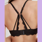 Aerie NWT Black Balconette Eyelash Lace Bra Photo 5