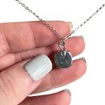 Swarovski Large Clear Round Crystal Pendant On Silver Chain Necklace Photo 10