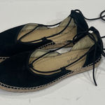 Free People Marina Lace Up Espadrille Women’s Black Sandals size EU 39 US 8.5 Photo 0