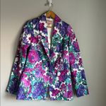 Show Me Your Mumu NEW Ezra Blazer in the Magenta Blooms floral print XS Photo 1