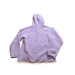 Outdoor Voices Megafleece Snap Up Hoodie Relaxed Womens XS Purple Pullover Photo 4
