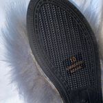 H2R Gray Furry Women's Slippers Size 10 Photo 5