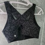 Lululemon  Enlite Bra *Zip Front Incognito Leopard Camo Multi Grey Bra 34C Photo 3