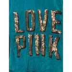 PINK - Victoria's Secret Vs Pink Bling Zip Hoodie Size Medium Photo 2