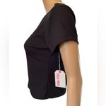 Stella Tweed NEW Black White Exclusive Party Girl Novelty Bimbo Cropped T Shirt Photo 1