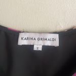 Karina Grimaldi Marissa Print Dress in Purple Metallic Photo 4