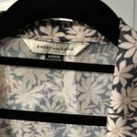 American Eagle  Outfitters Black and White Floral Blouse Photo 1