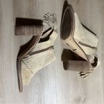 Gianni Bini  Beige Women's Peep-Toe Suede Leather Summer Sandals US Size‎ 11 Photo 5